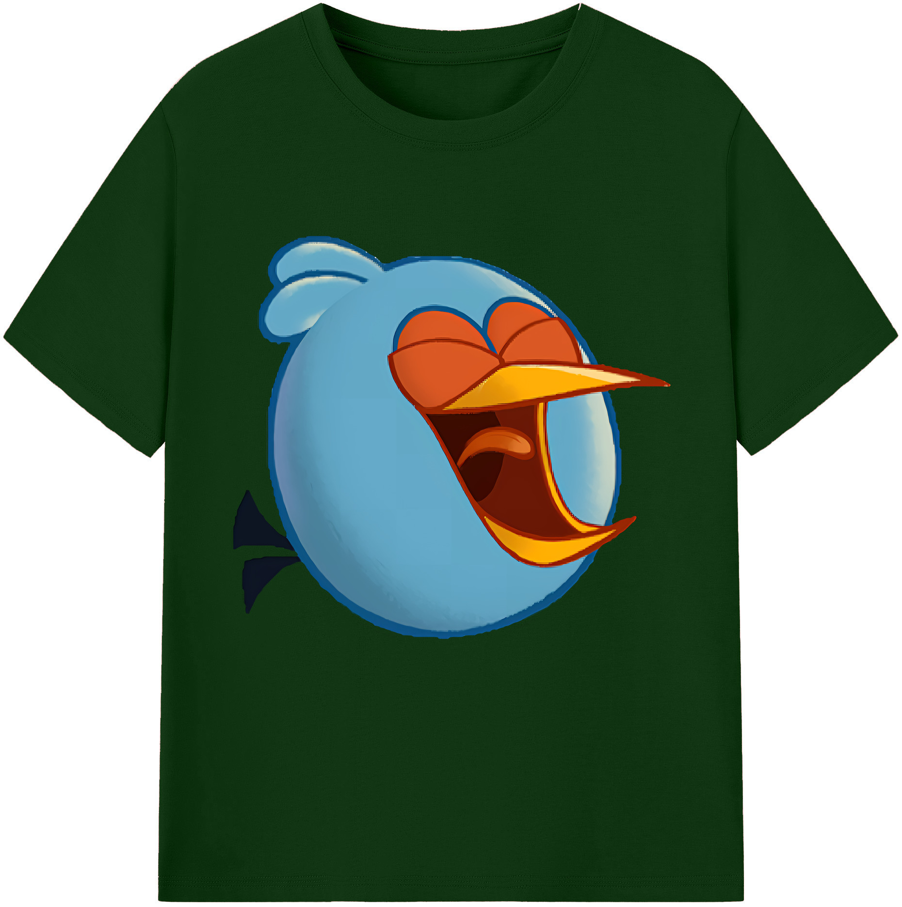 （画像用） Angry Birds アングリーバード 綿100％半袖Tシャツ（フロントプリント）